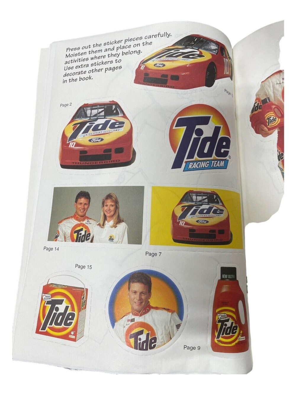 Ricky Rudd Tide Sticker Fun Race Book 1993 - Picture 5 of 5